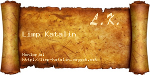 Limp Katalin névjegykártya